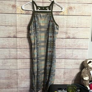 prAna Dark Green Multicolored Dress 🌺